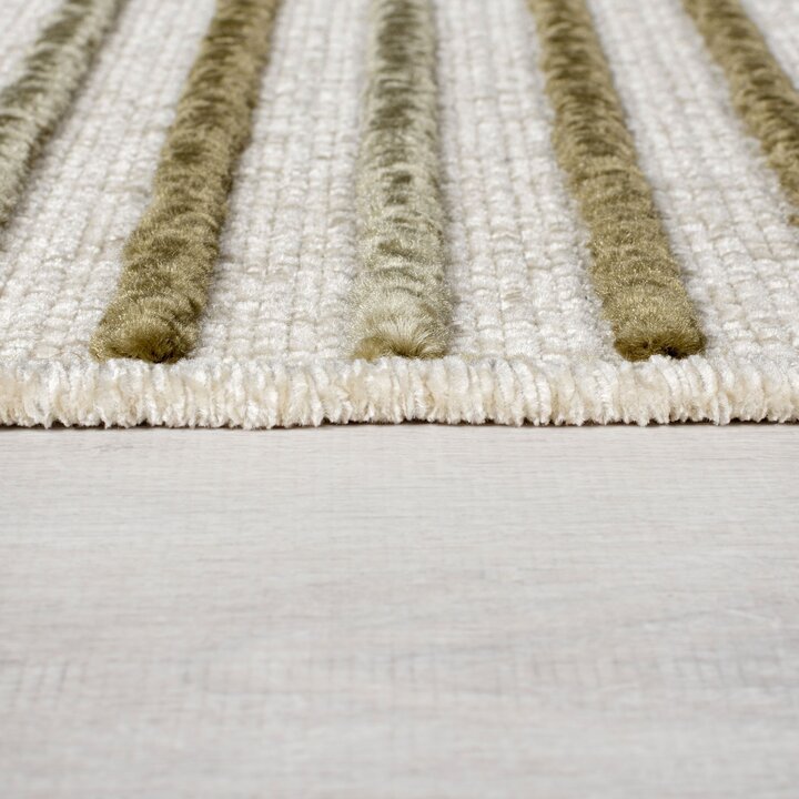 Wasbaar vloerkleed - Elto Stripe Groen - 3