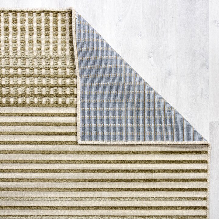 Wasbaar vloerkleed - Elto Stripe Groen - 5