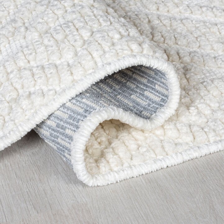 Wasbaar vloerkleed - Galeo Jaipur Creme - 4