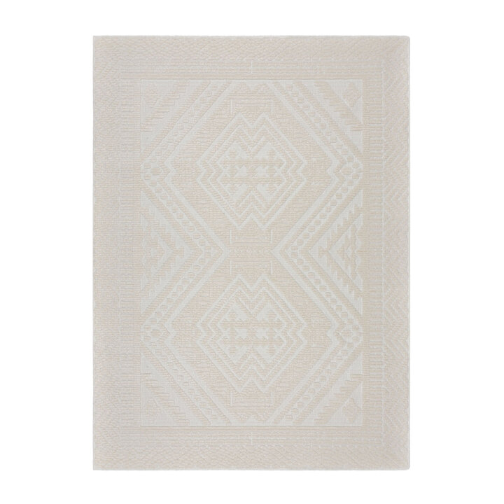 Wasbaar vloerkleed - Galeo Jaipur Creme - 1