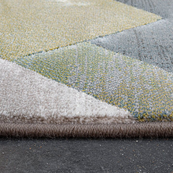 Abstract vloerkleed - Axil Blauw/Groen 5250 - 3