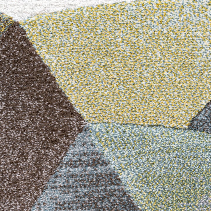 Abstract vloerkleed - Axil Blauw/Groen 5250 - 4