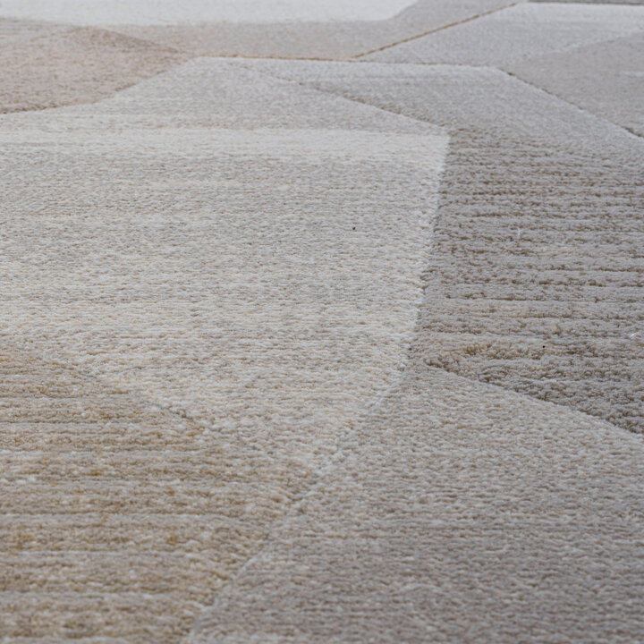 Abstract vloerkleed - Axil  Taupe 6575  - 2