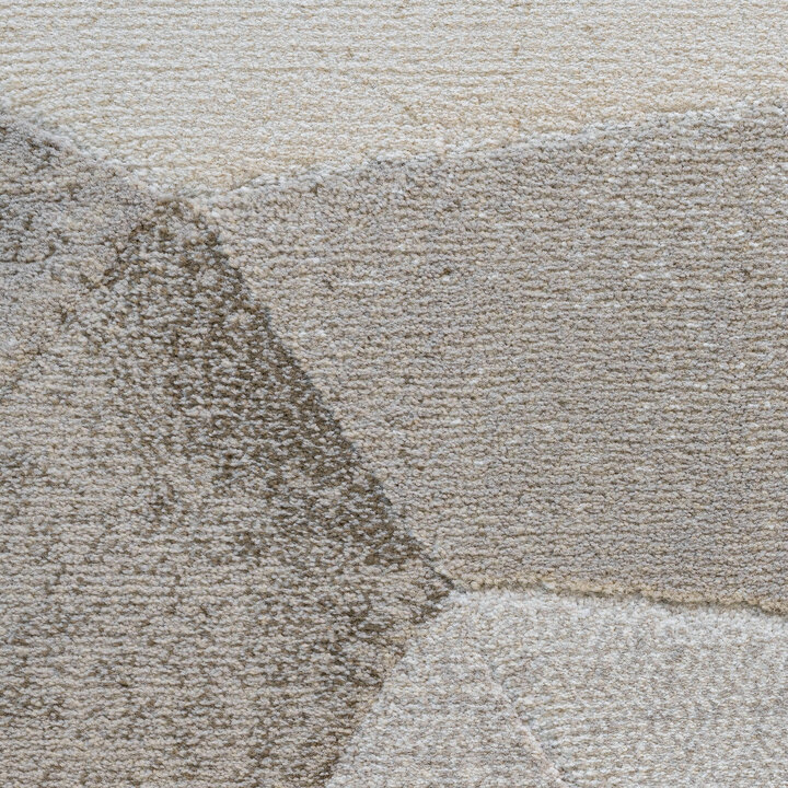Abstract vloerkleed - Axil  Taupe 6575  - 4