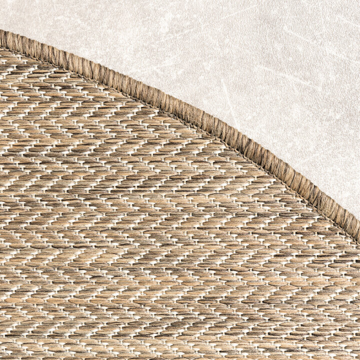 Rond buitenkleed - Malta Arrow Naturel - 4