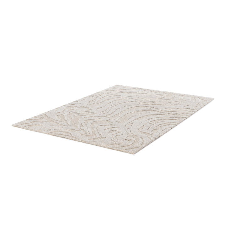Modern hoogpolig vloerkleed - Corpus Beige 055 - 2