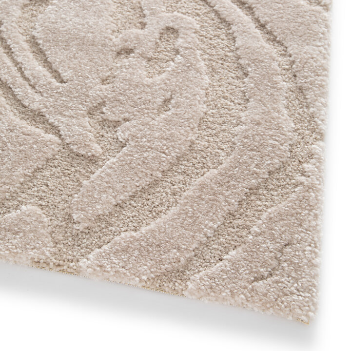 Modern hoogpolig vloerkleed - Corpus Beige 055 - 3