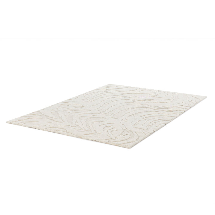 Modern hoogpolig vloerkleed - Corpus Creme 066 - 2