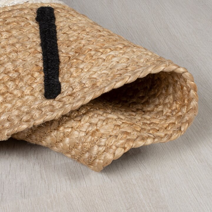 Jute kindervloerkleed - Julio Leeuw Beige - 4