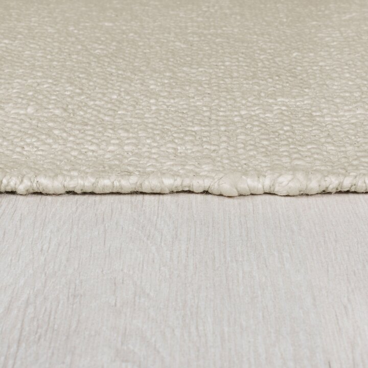 Handgemaakt kindervloerkleed - Anuro Rainbow Creme - 4
