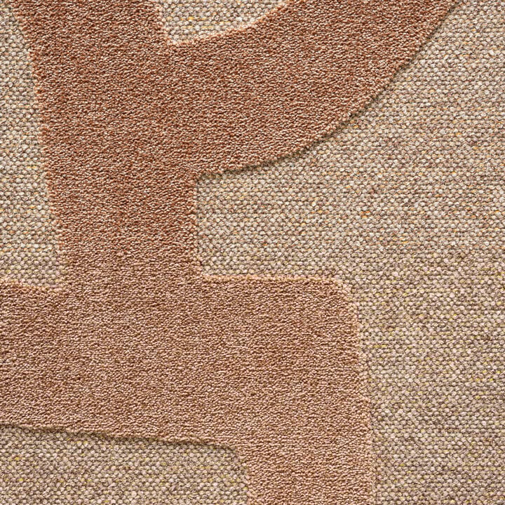 Modern vloerkleed - Thor Rood 1111 - 2