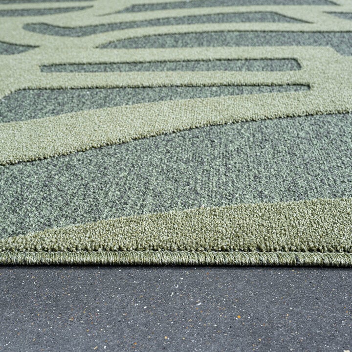 Modern vloerkleed - Thor Groen 4141 - 4