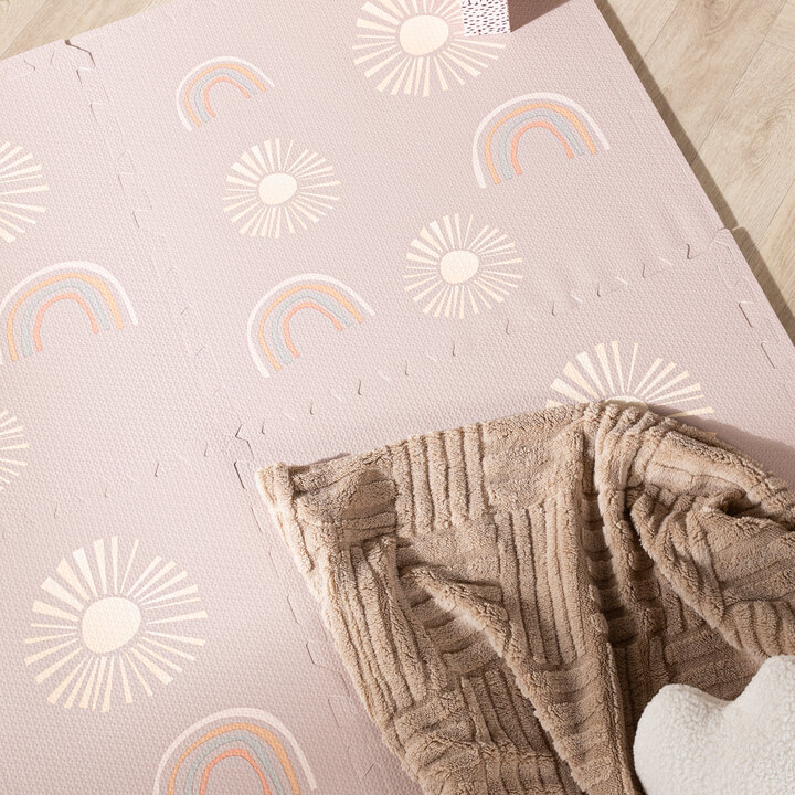 Foam puzzelmat - Alfie Sun Roze - 2