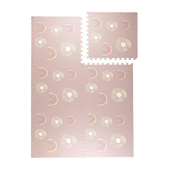 Foam puzzelmat - Alfie Sun Roze - 1