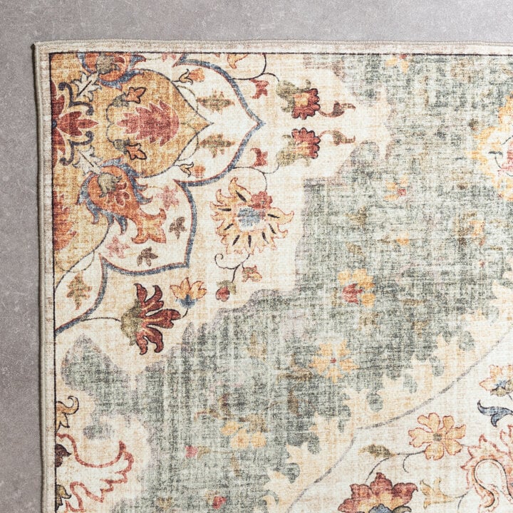 Vintage buitenkleed - Santo Mandala Olijfgroen - 4