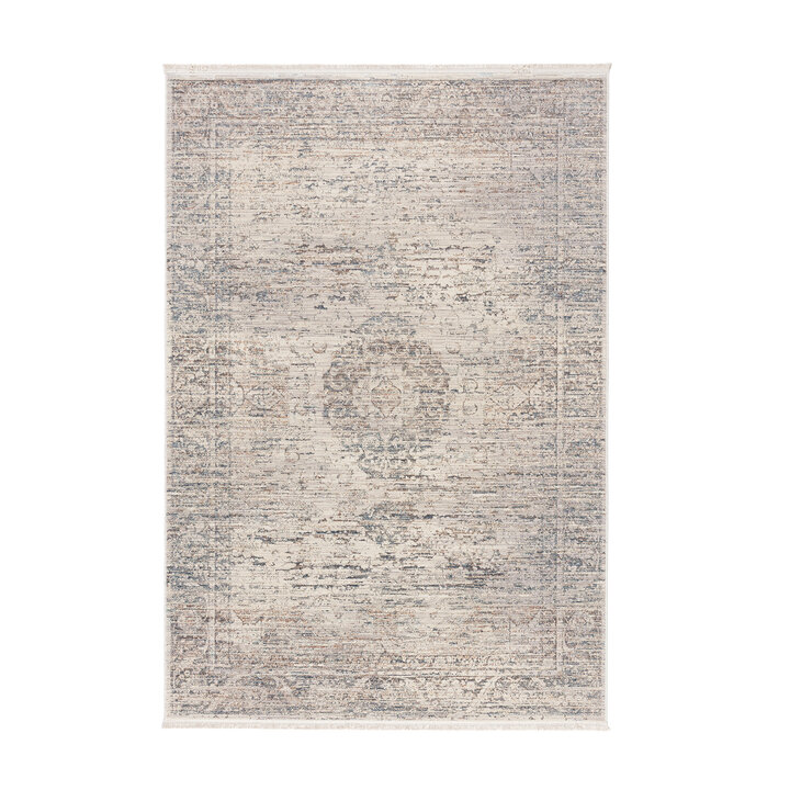 Oosters tapijt - Various 840 Creme/Blauw - 1