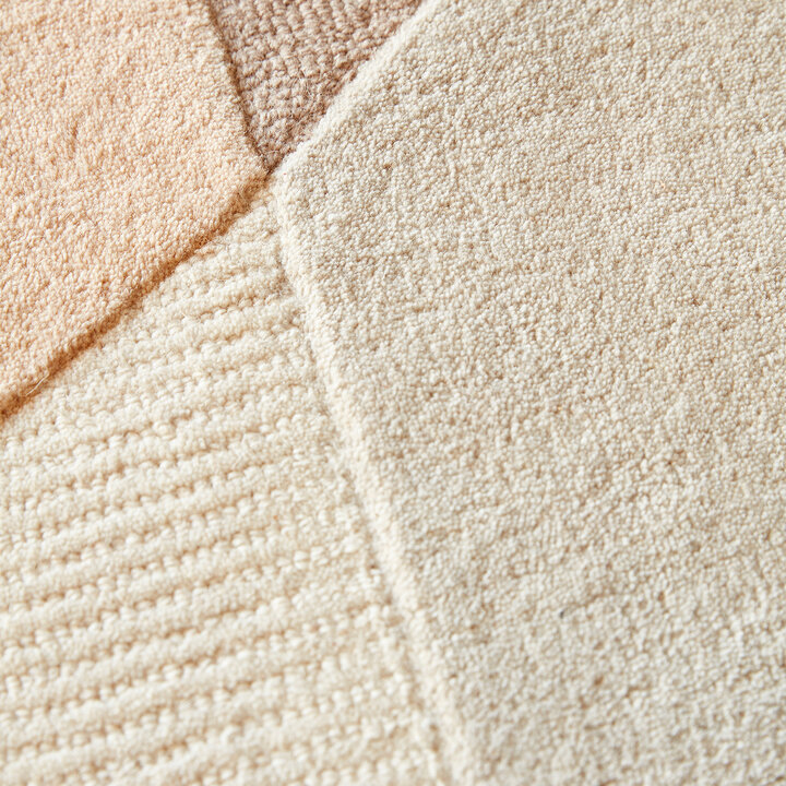 Wollen vloerkleed - Urban Vibes Creme/Roze 030 - 3