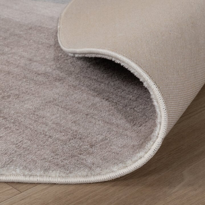 Rond modern vloerkleed - Field Taupe - 6