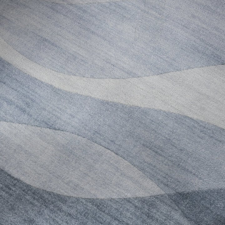 Modern vloerkleed - Field Blauw/Grijs - 3