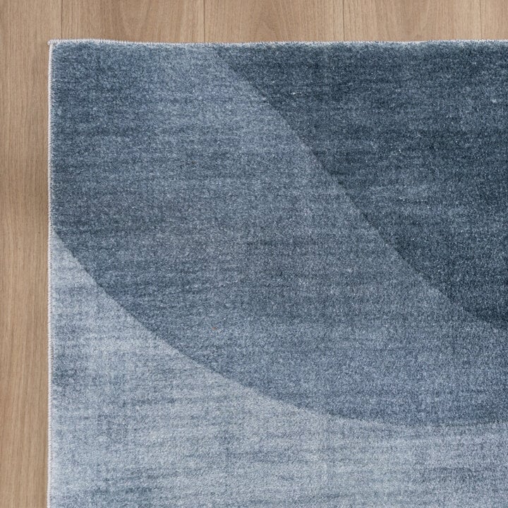 Modern vloerkleed - Field Blauw/Grijs - 4