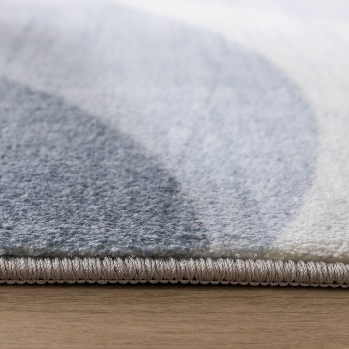 Modern vloerkleed - Field Blauw/Grijs - 5
