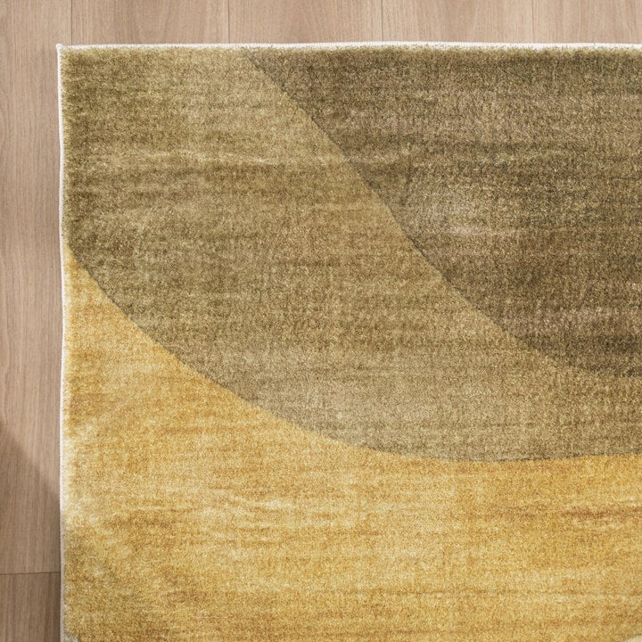Modern vloerkleed - Field Geel - 4