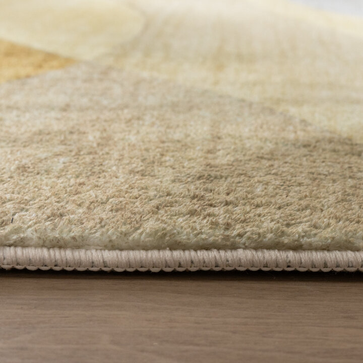 Modern vloerkleed - Field Geel - 5