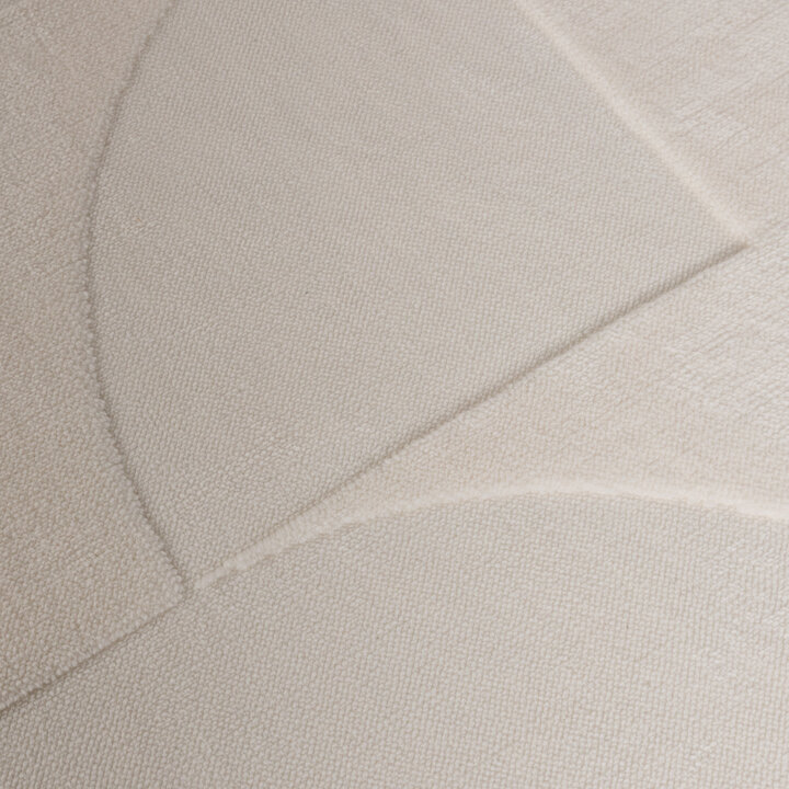 Rond Scandinavisch vloerkleed - Charm Circles Wit - 3