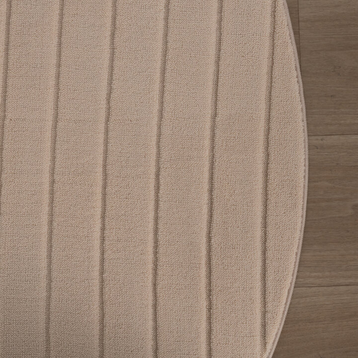 Rond Scandinavisch vloerkleed - Charm Arches Beige - 4