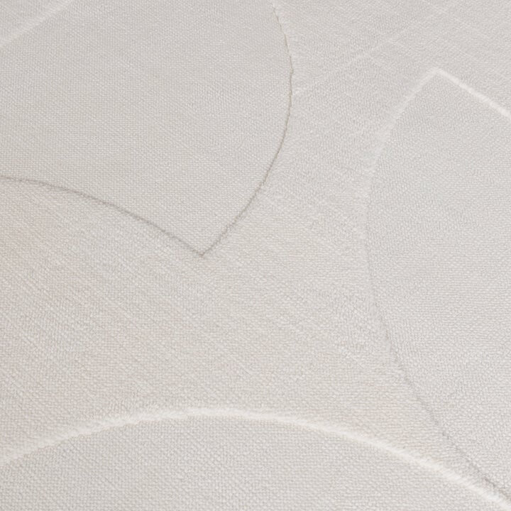 Scandinavisch vloerkleed - Charm Circles Wit - 3