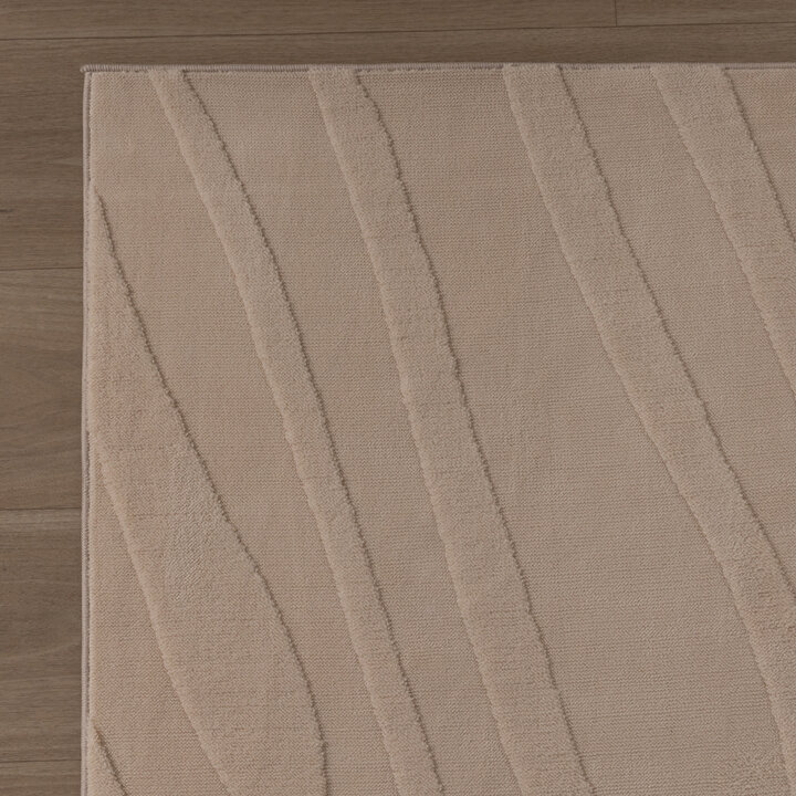 Scandinavisch vloerkleed - Charm Shapes Beige - 4