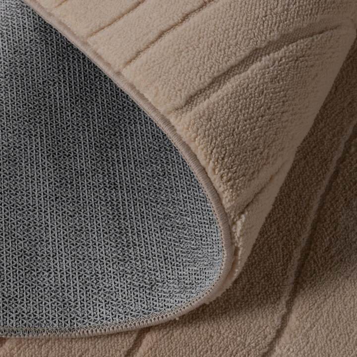 Scandinavisch vloerkleed - Charm Waves Beige - 6