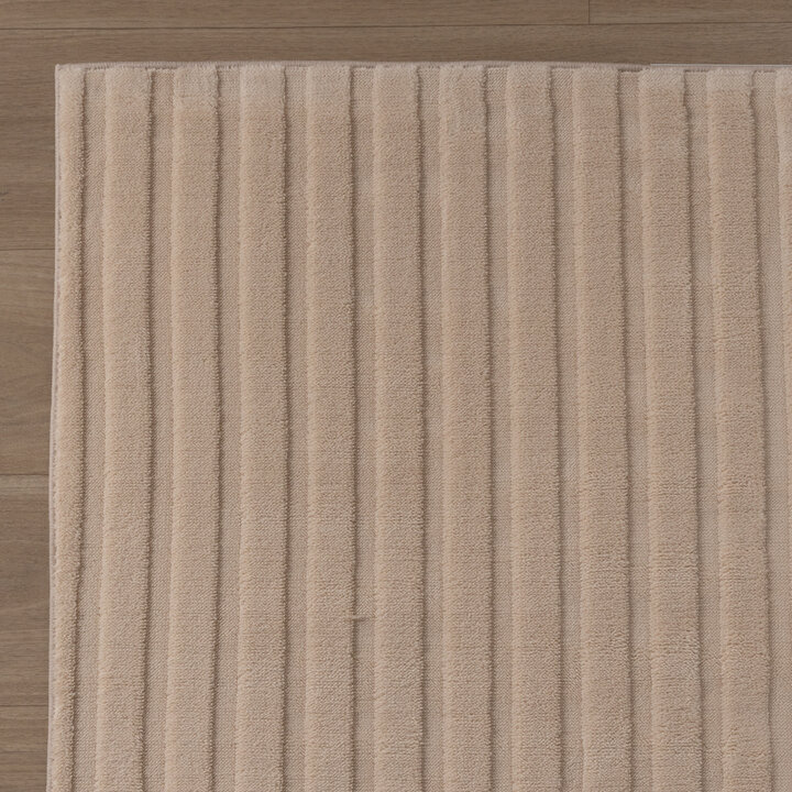 Scandinavisch vloerkleed - Charm Curves Beige - 4