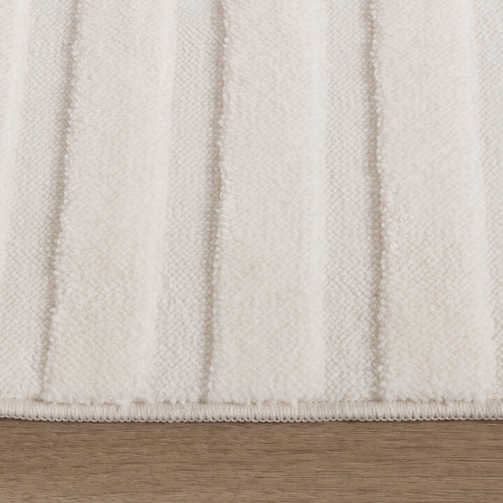 Scandinavisch vloerkleed - Charm Curves Wit - 5