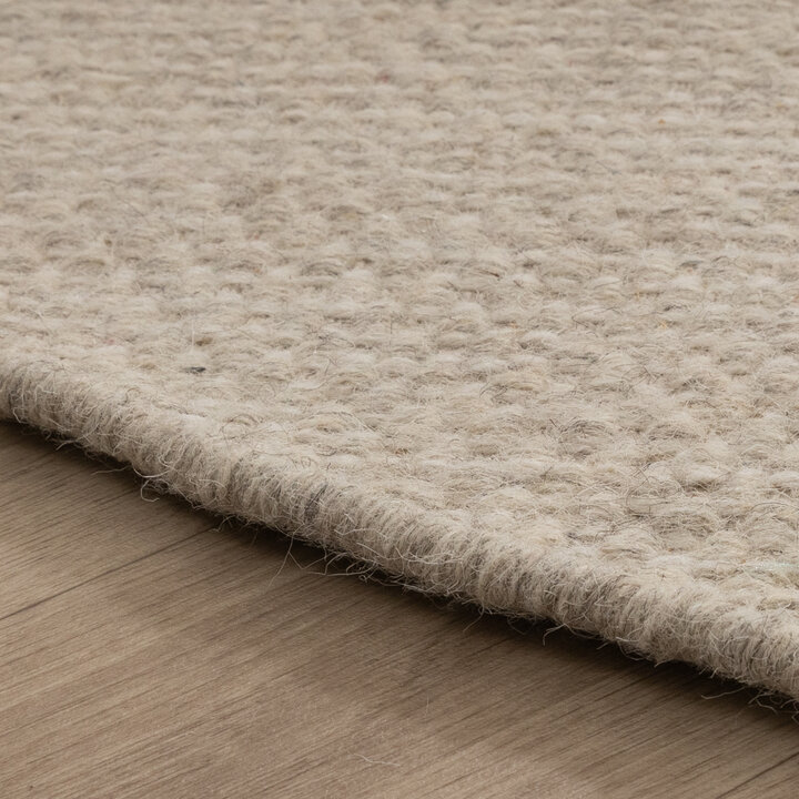 Rond wollen vloerkleed - Bliss Creme/Wit - 5