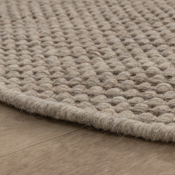 Rond wollen vloerkleed - Bliss Beige/Bruin - 5