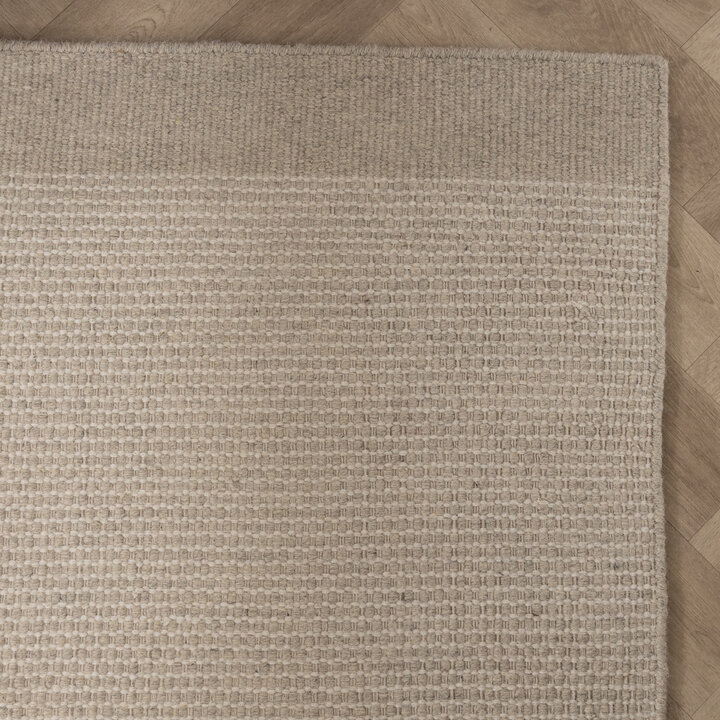 Wollen vloerkleed - Bliss Creme/Wit - 4