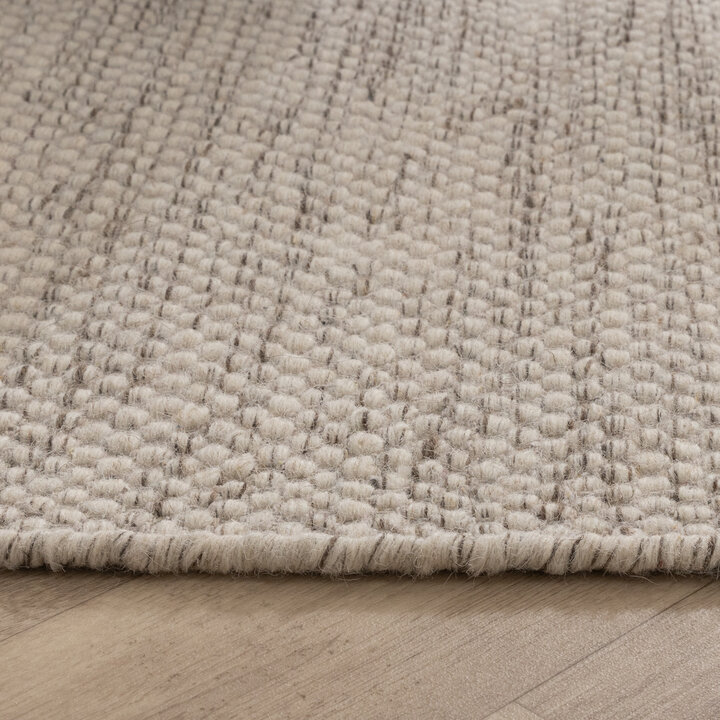 Wollen vloerkleed - Bliss Beige Gemeleerd - 5