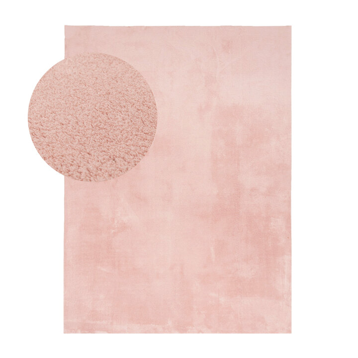 Wasbaar vloerkleed - Vivid Roze 