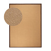 Sisal vloerkleed - Tulum Border Bruin  - thumbnail