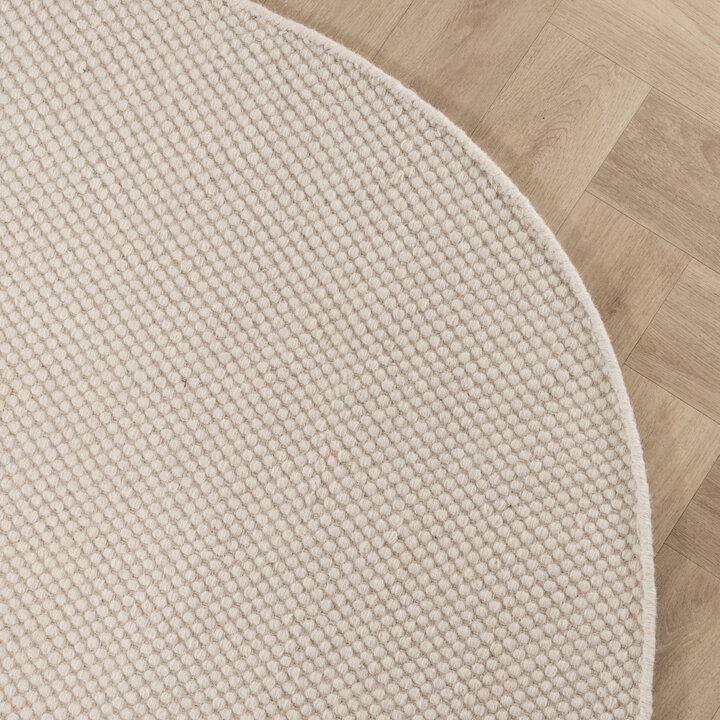 Organisch vloerkleed - Bliss Creme - 4