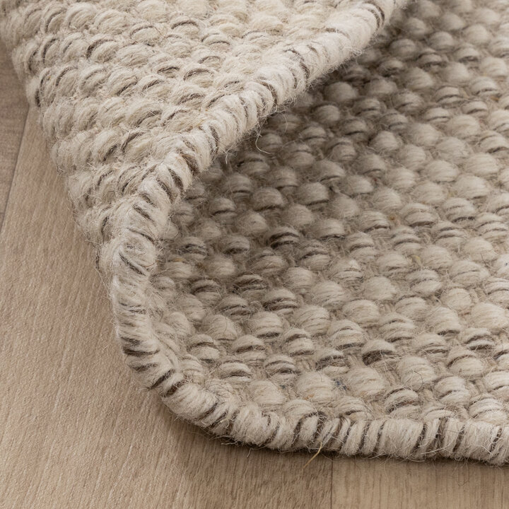 Organisch vloerkleed - Bliss Beige Gemeleerd - 6