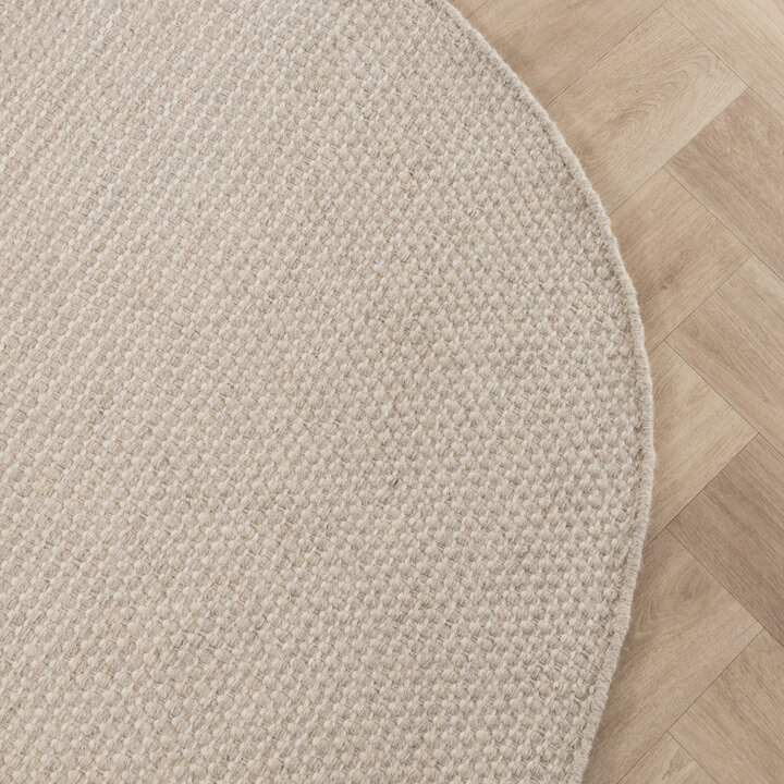 Organisch vloerkleed - Bliss Creme/Wit - 4