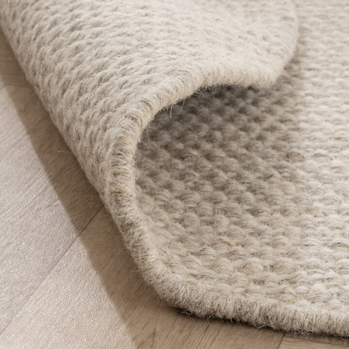 Organisch vloerkleed - Bliss Creme/Wit - 6
