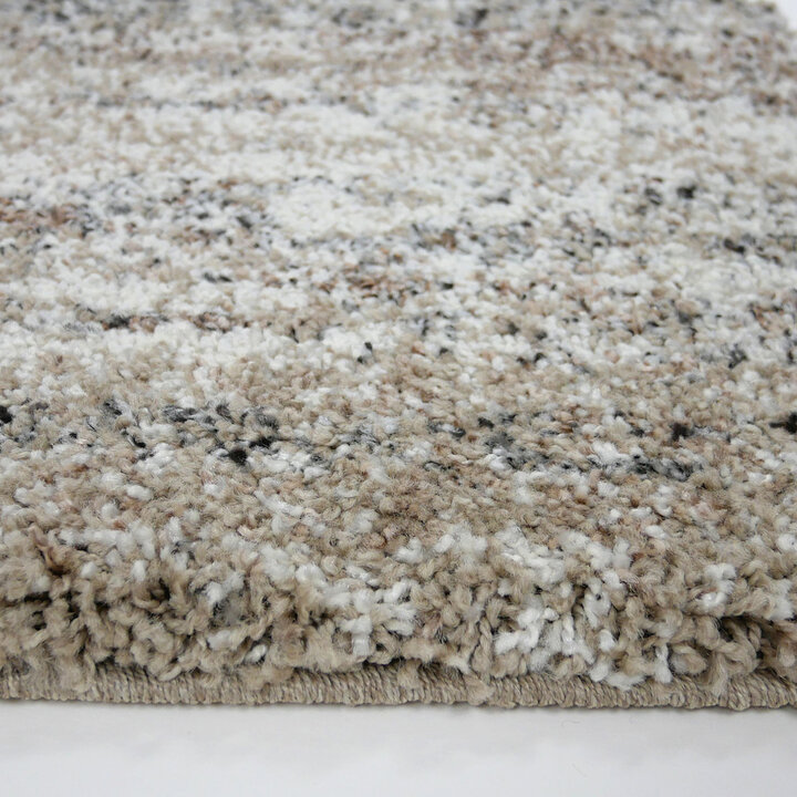 Hoogpolig vloerkleed - Malta Taupe/Gemeleerd 6828 - 2