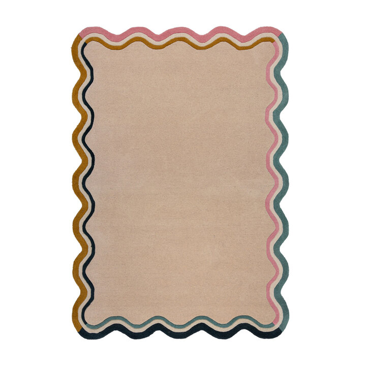 Organisch vloerkleed - Leo Beige/Multicolor - 1