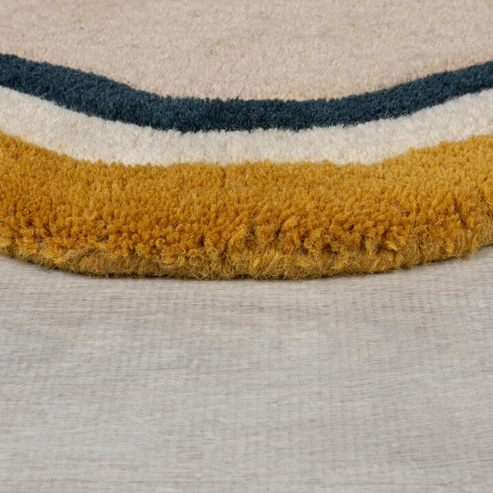 Organisch vloerkleed - Leo Beige/Multicolor - 3
