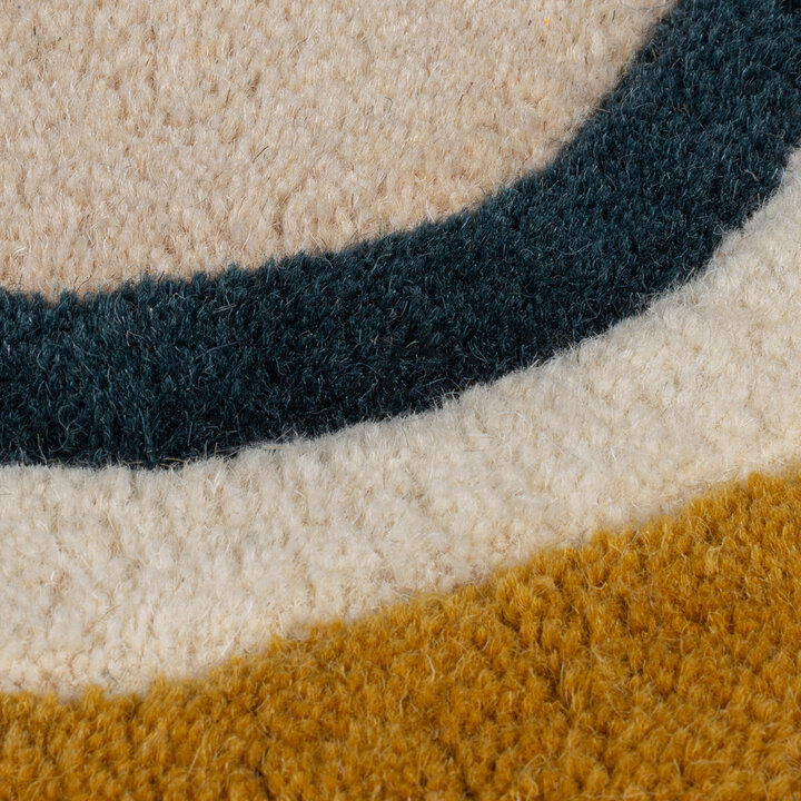 Organisch vloerkleed - Leo Beige/Multicolor - 2