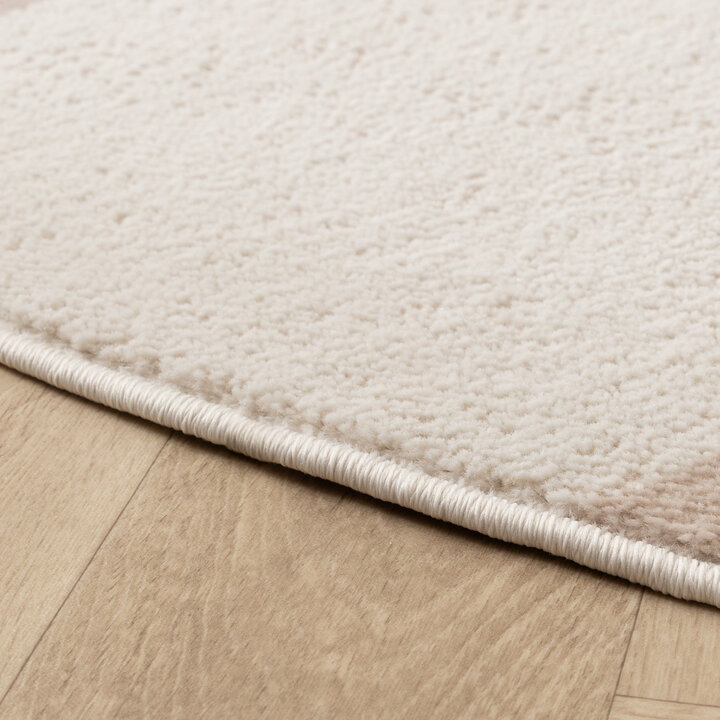 Rond Japandi vloerkleed - Aurora Shapes Beige - 5