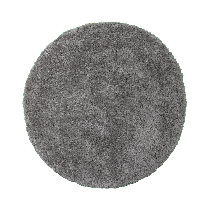 Rond Shaggy vloerkleed - Blaze Grijs - 1